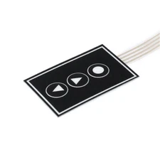 10Pcs 1x3 Matrix Array 3Key Membrane Switch Keypad Keyboard Control Panel Kit