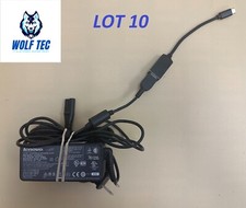 lot 10 45W Laptop Charger USB Type-C for HP Chromebook Lenovo Dell Acer Samsung