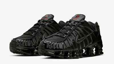 Nike Shox TL Men&#039;s AV3595-002 Triple Black Metallic Running Rare 8 US | eBay