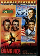 NEW Gung Ho Randolph Scott + This Is the Army Ronald Reagan 1943 DVD MOVIE SET 