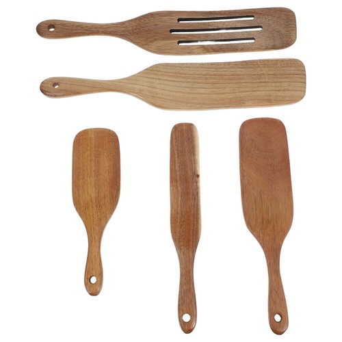 5 Pcs Wooden Pizza Shovel Dough Scraper for Sourdough Serving Utensils - Picture 3 of 12
