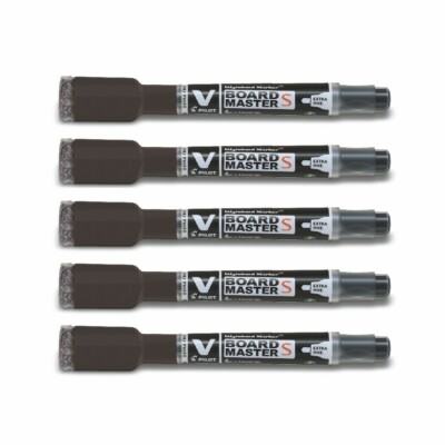 Pilot V Board Master EF mit Wischer - 5er-Set schwarz