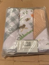 Hudson Baby 3 Pack Hooded Towels 30 X 30" NEW r1