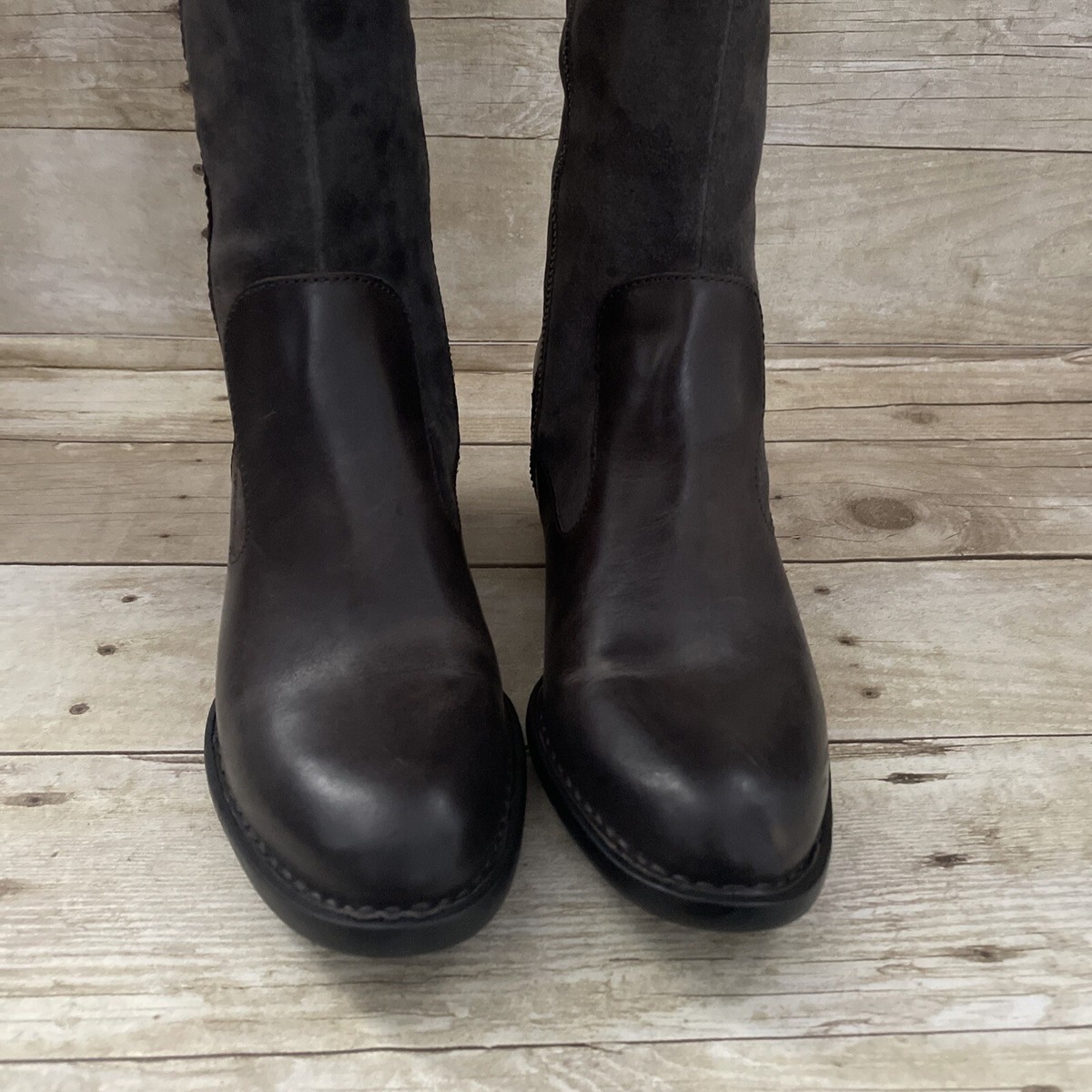 Womens Boots Born Uchee Knee High Boot Born Uchee Womens Size Grey