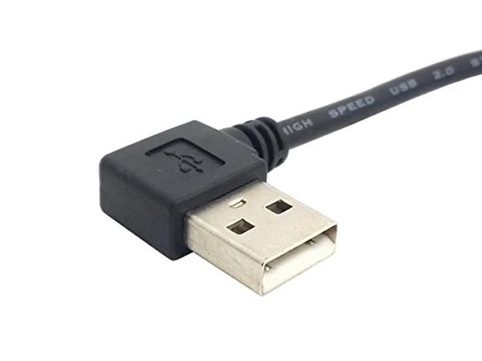 Cavo adattatore da USB A a USB B angolato 90° connettore angolare 90 gradi an... - Immagine 3 di 4