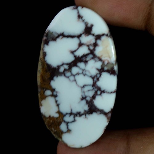 Natural Wild horse (Arizona) Magnesite Jasper Cabochon Gemstone White Red - Picture 22 of 22