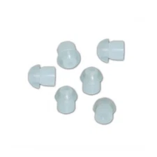 100PCS Silicone Earbud Eartip For Kenwood Radio Air Tube Headset Kit Earpiece