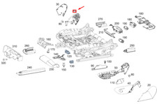 MB GLE W167 Sitzverst&auml;rkung vorne links innen A16791007018T92 NEU ORIGINAL