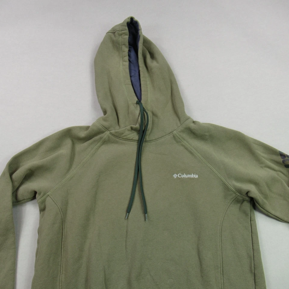 Columbia Sudadera con Capucha Mujer Pequeña Manga Larga Ropa Activa Con Capucha Verde Foto 2 de 4