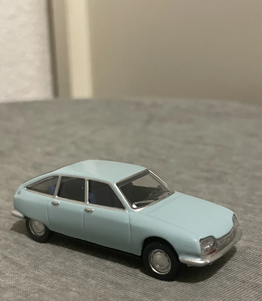 Modellino Norev Citroen GS Blu 1/64 1:64 3 Inches Citroën Nuovo Senza Scatola - Immagine 2 di 4