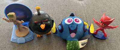 Finding Nemo 2019 #2 Dory Clip On-  PJ Masks Owlette- Angry Bird Bomb-  Groot