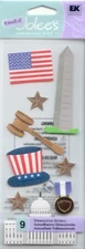 Vintage Touch of Jolee's WASHINGTON DC Theme 3-D Stickers 64431 FAST FREE ship!