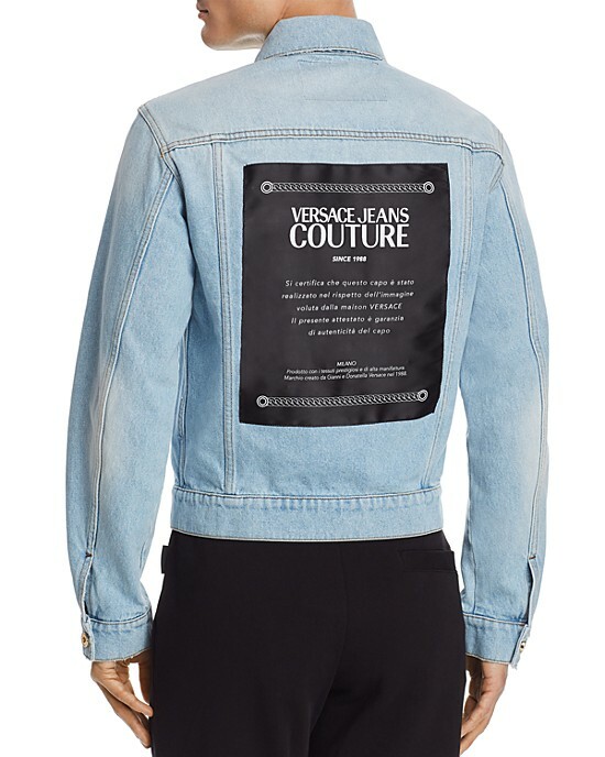 残り僅か ! VERSACE JEANS COUTURE デニムブルゾン ジャケット Denim Blouson Jacket | VERSACE US