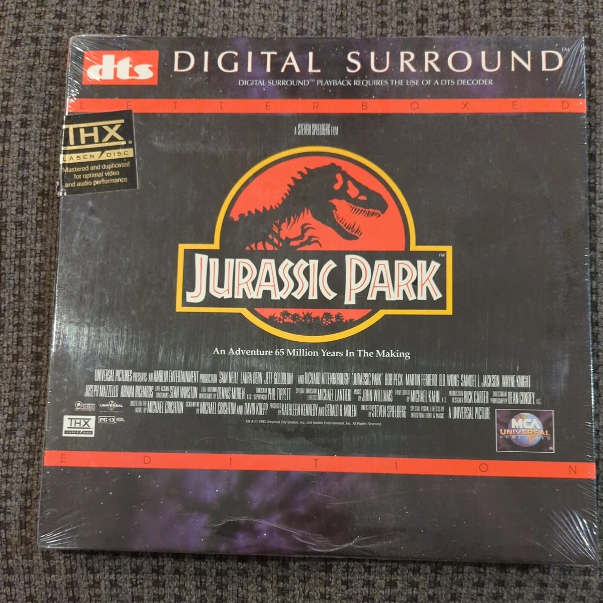 Jurassic Park Laserdisc