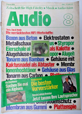 AUDIO 8/78,    ACCUPHASE C 220, BURMESTER 777, AUDIOLABOR VV 2020, DYNAUDIO P 31