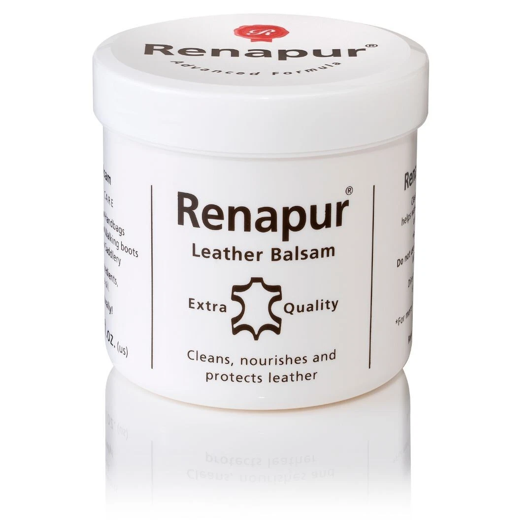 Renapur Leather Balsam 200ml conditioner waterproofer sofas shoes tack car bike