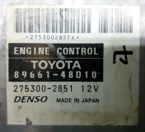 TOYOTA KLUGER 89661-48D10 Ecu ecm oem jdm used 2GR,GSU40-GSU45 8966148D10 - Picture 2 of 7