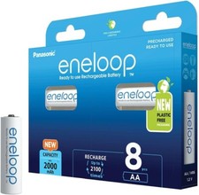 eneloop, AA/Mignon, rechargeable battery, 8-pack, capacity of 2000 mAh battery