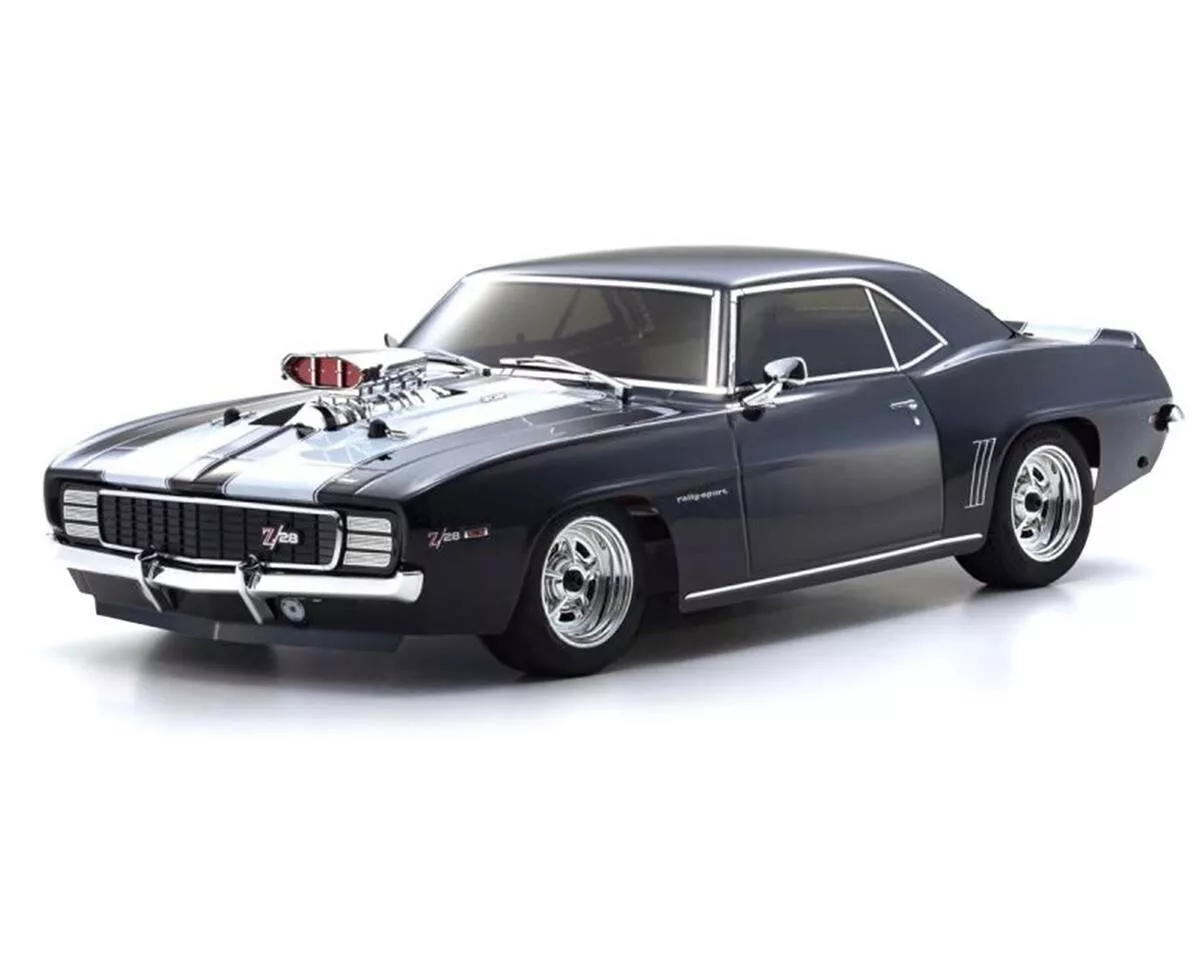 Body Only Kyosho Fazer Mk2 FZ02 VE 1969 Camaro Z/28 RS Supercharged Tuxedo  Black