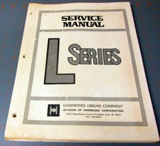 Hammond L Series Repair Manual WT
