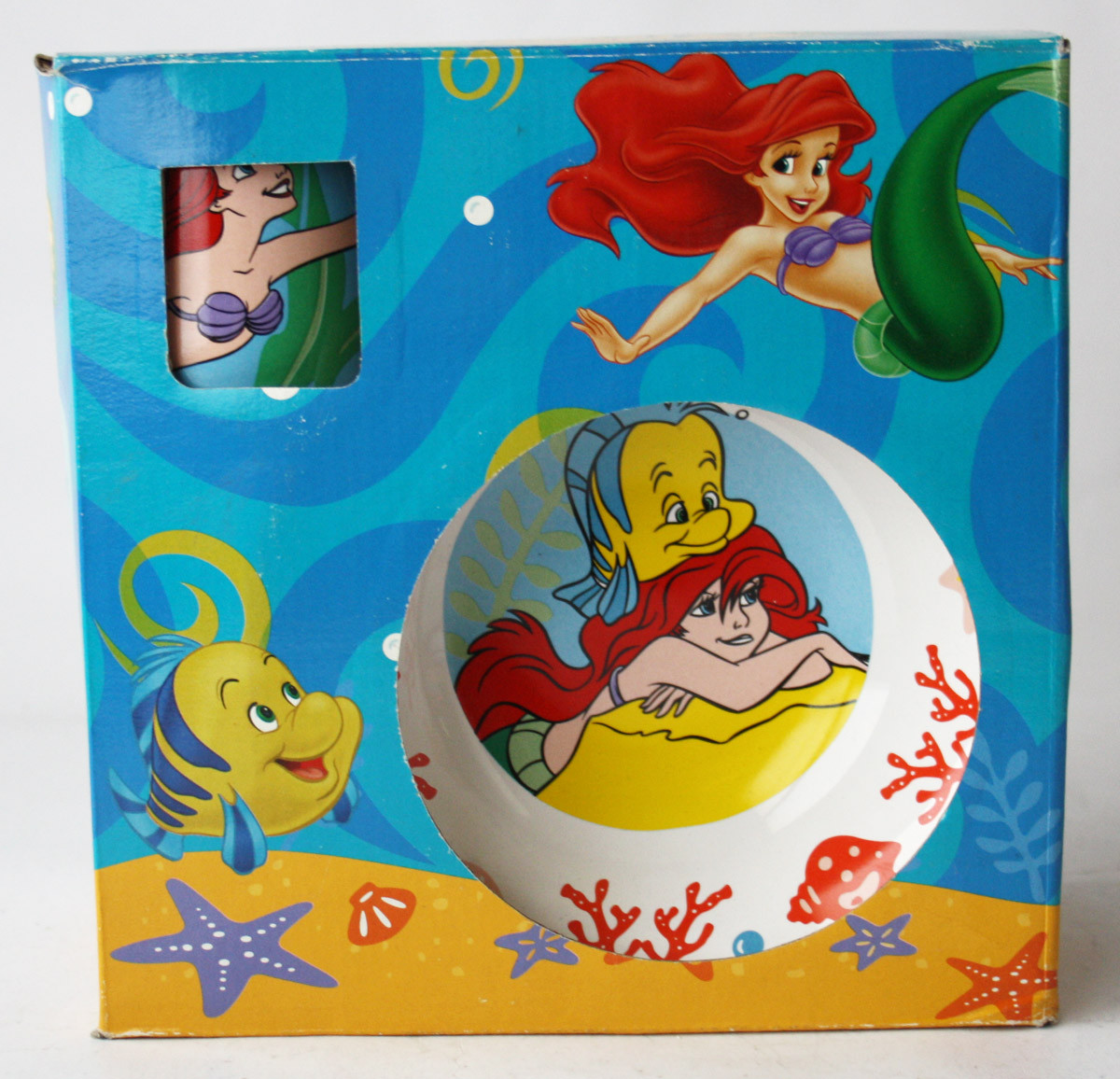 RARE VINTAGE 90'S THE LITTLE MERMAID BREAKFAST PORCELAIN SET PLATE