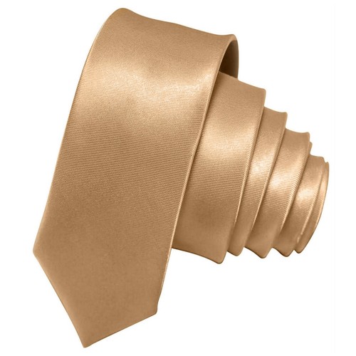 Skinny Slim 5cm Shiny Satin Plain Mens Neck Tie Polyester Necktie Formal Causal - Picture 7 of 31