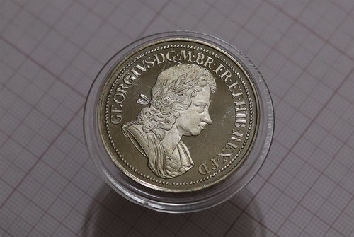 🧠🇬🇧 UK GB THE MILLIONAIRES COLLECTION FANTASY SHILLING 1723 GEORGE I B78 ZP1