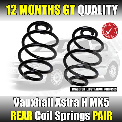 VAUXHALL ASTRA H REAR COIL SPRINGS MK5 20042011 SRi Models With