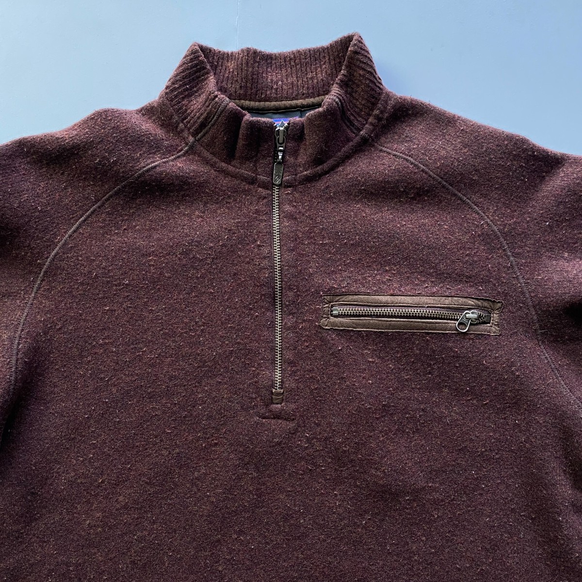 Patagonia Comfort Wool Zip-T Pullover Mens Medium Vintage Jacket M 