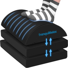 Foot Rest for under Desk at Work, Gaming Accessories Foot Stool with 3 Adjustabl