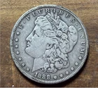 1888 O Morgan Dollar VF Very Fine 90% Silver $1 US Coin Collectible