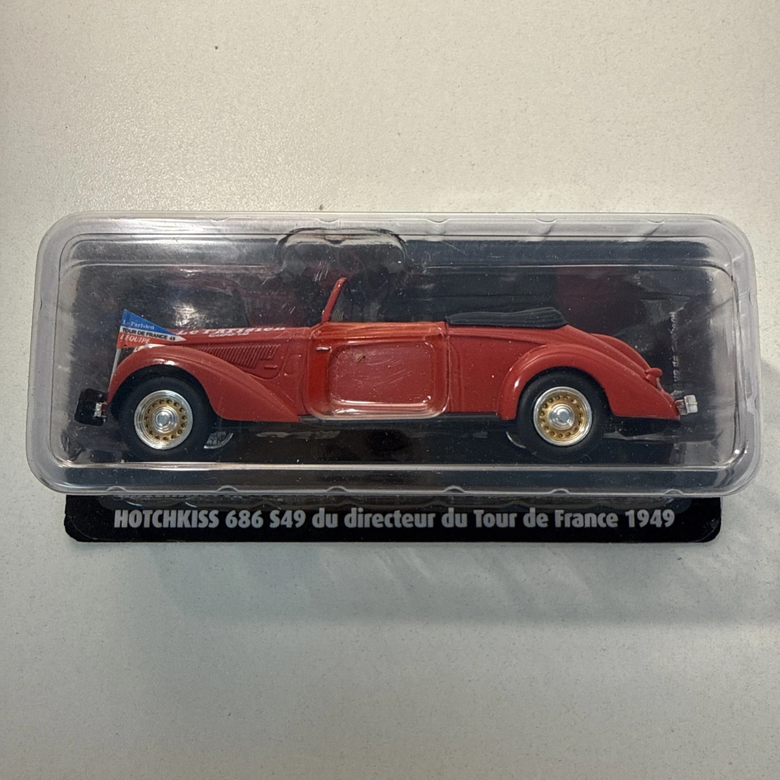 Voiture Miniature Hotchkiss 686 S49 Du Directeur Du Tour De France 1949 Éch 1/43