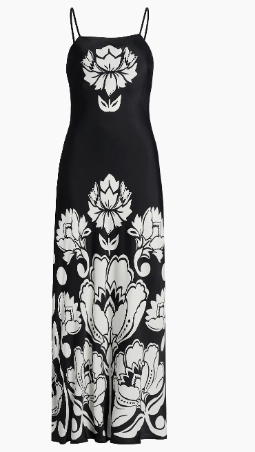 farm rio black and white maxi dress Farm Rio