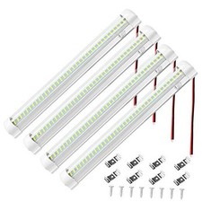 12V Interior LED Light Bar, 108 LEDs Strip Lights 1200LM 6W DC 12V LED Light