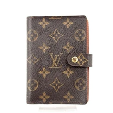 LOUIS VUITTON Monogram Agenda PM Day Planner Cover LV Authentic 0174