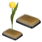 2-Pack Flower Frog 3.78" x 2.76" Rectangle Copper Flower W Rubber Base
