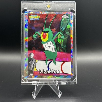2025 Spongebob Topps Chrome Plankton #29 Night Shift Manager Variation Case Hit