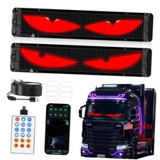 23.6" x 4.73" Dual LED Devil Eyes Light - Customizable for Car