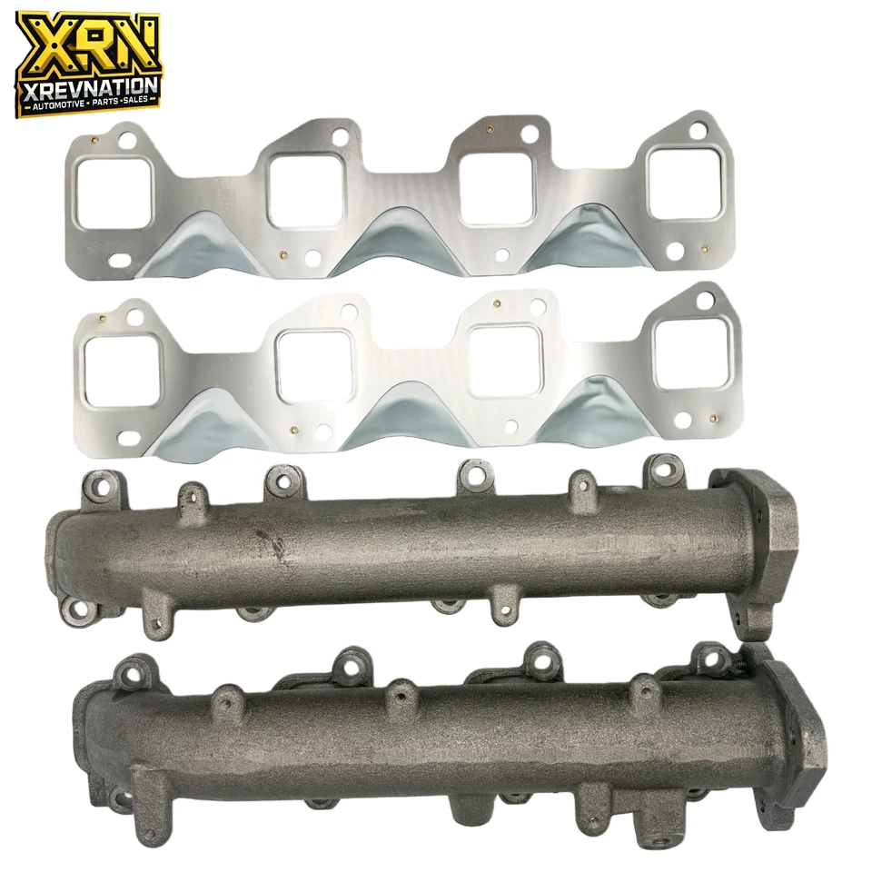 Colector de escape de alto flujo para Chevy GMC 2017-2025 6,6 L Duramax L5P diésel Foto 3 de 4