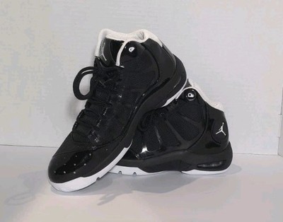 Nike Jordan Play In These F | Patent Black/White/Metallic Silver | Mens Size 10