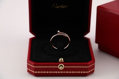 Authentic Cartier Juste un Clou Ring 18K Rose Gold Small Size 52