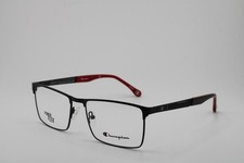 NEW CHAMPION CU 1022 C02 BLACK RED AUTHENTIC FRAMES EYEGLASSES 56-17