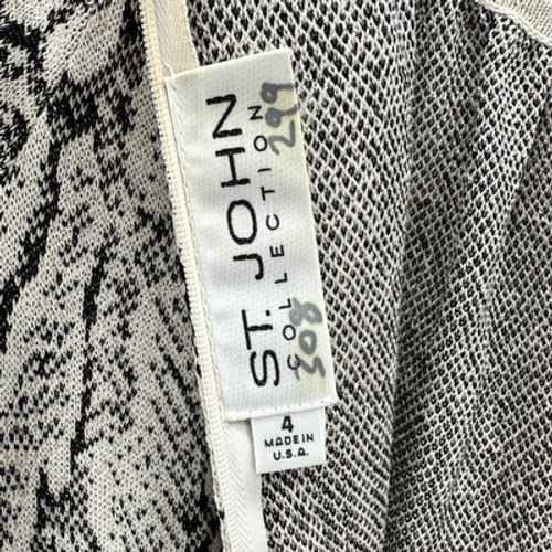 ST. JOHN COLLECTION Python Print Shift Dress Size… - image 8