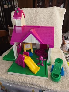【セール】Barney バーニー スクールハウス レア ビンテージ レア Barney Schoolhouse for sale | eBay