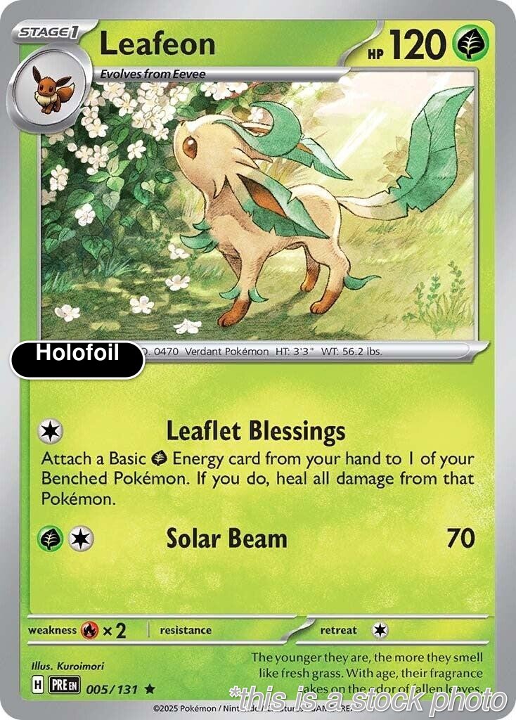 Leafeon [PRE - 005/131]HolofoilNMPokemon