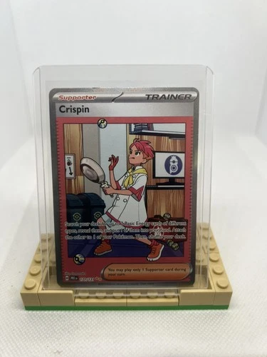Pokémon TCG Crispin Trainer-Supporter Sv: Prismatic Evolutions 171/131 Holo SIR