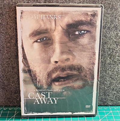 Cast Away (DVD, 2000) Tom Hanks, Robert Zemeckis Widescreen Subtitles PG-13 NEW