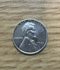 1943 Lincoln Wheat Cent 1c Steel Coin, Reprocessed