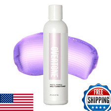 Overtone Daily Pastel Purple Color Depositing Conditioner 8oz Hydrating Damage-F