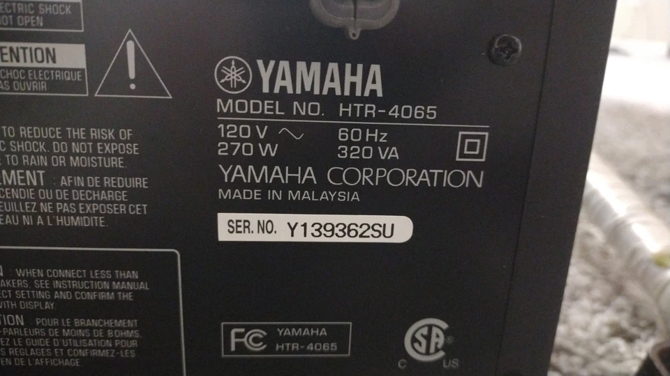 Yamaha HTR-4065 5.1 Channel HDMI Network AV Receiver with Remote – Bundle - Image 3 of 4